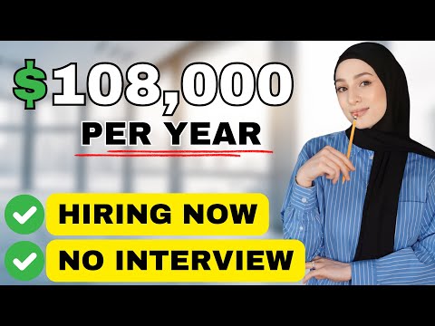 8 No Interview Work From Home Jobs HIRING NOW! [Video]