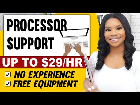 Earn $29/Hour From Home! No Experience? Free Equipment? (Processor Support Job) [Video]