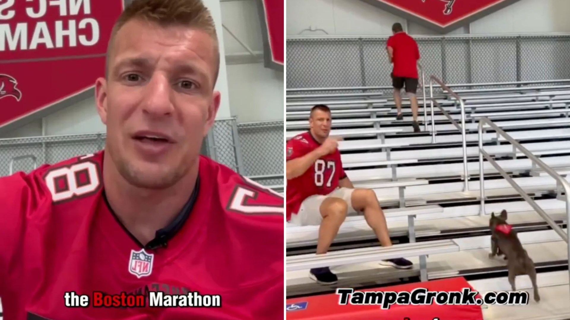 Rob Gronkowski announces new career venture in video starring his dog Ralphie in incredible charity effort