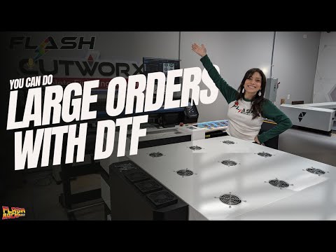 UNVEILING THE TRUTH: DTF CAN HANDLE LARGE ORDERS FASTER THAN SCREEN PRINTING! [Video]