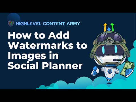 How to Add Watermarks to Images in Social Planner [Video]