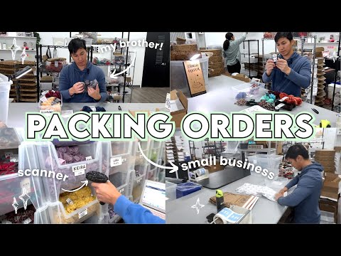 STUDIO VLOG #109 | PACKING & SCANNING ORDERS 💚📦 SMALL BUSINESS ✨ POST LAUNCH DAY 🚀 [Video]
