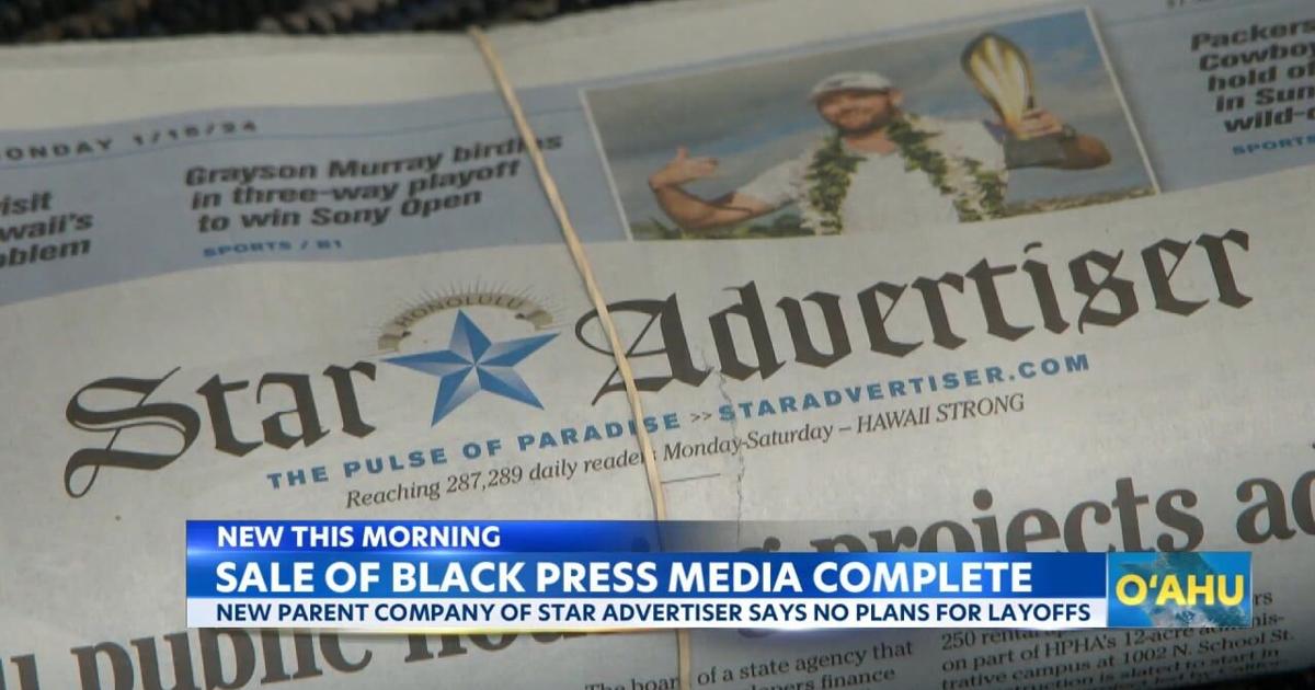 Sale of Star Advertiser’s parent company, Black Press Media, finalized | Video