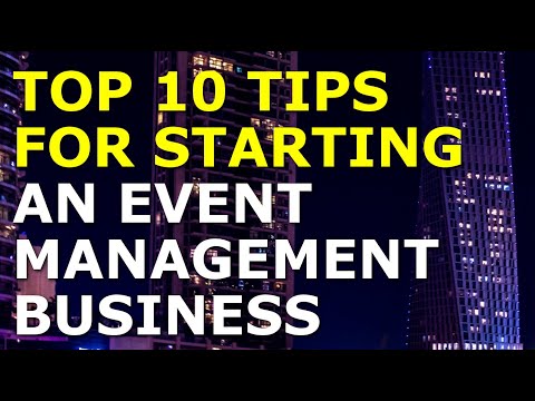 How to Start an Event Management  Business | Free Event Management Business Plan Template Included [Video]