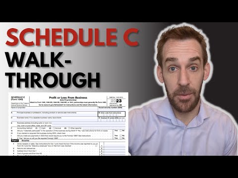CPA walkthrough of the infamous Schedule C sole proprietorship business tax form [Video]