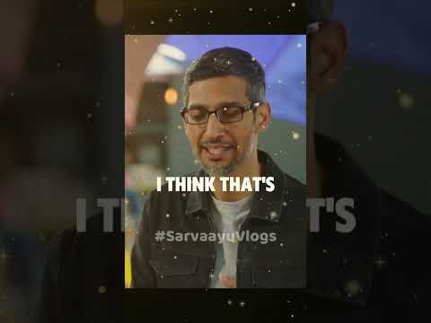 There is so much opportunity – Sundar Pichai’s Advice for Young Entrepreneurs [Video]