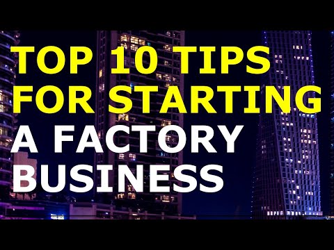 How to Start a Factory Business | Free Factory Business Plan Template Included [Video]