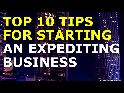 How to Start an Expediting Business | Free Expediting Business Plan Template Included [Video]