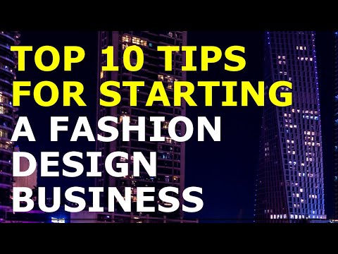 How to Start a Fashion Design Business | Free Fashion Design Business Plan Template Included [Video]