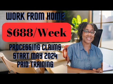 Work From Home Job 2024 | $688/Week | Processing Claims | Start May 2024 | Online Job | Apply Today [Video]