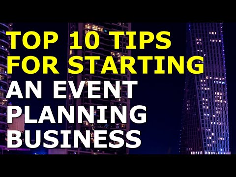 How to Start an Event Planning Business | Free Event Planning Business Plan Template Included [Video]