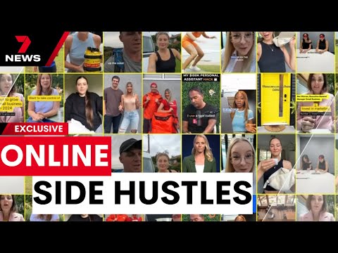 Australians making money with online side hustles to battle cost of living | 7 News Australia [Video]