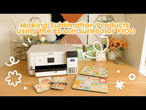 SMALL BUSINESS VLOG: Making Sublimation Products Using the Epson SureColor F100 #AD | Laurel Mae Art [Video]