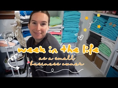 Week in the Life as a Small Business Owner  I  Making Products  I Packing Orders [Video]