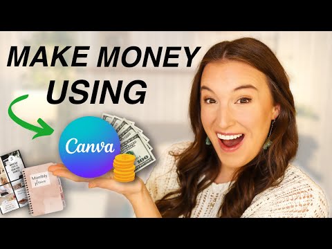 10 ways to MAKE MONEY ONLINE using CANVA in 2024 💰 [Video]