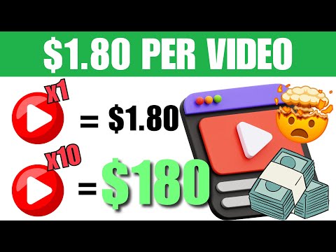 Earn $1.80 For Every Video You Watch | Make Money Online 2024