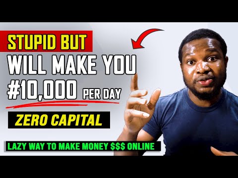 Stupidly Lazy #10000 Per Day Method For Beginners To Make Money Online in Nigeria (No Capital) [Video]