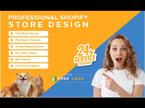 how to set up a dog cat pet shopify dropshipping store or website [Video]