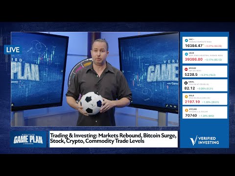 Trading & Investing: Markets Rebound, Bitcoin Surge, Stock, Crypto, Commodity Trade Levels [Video]