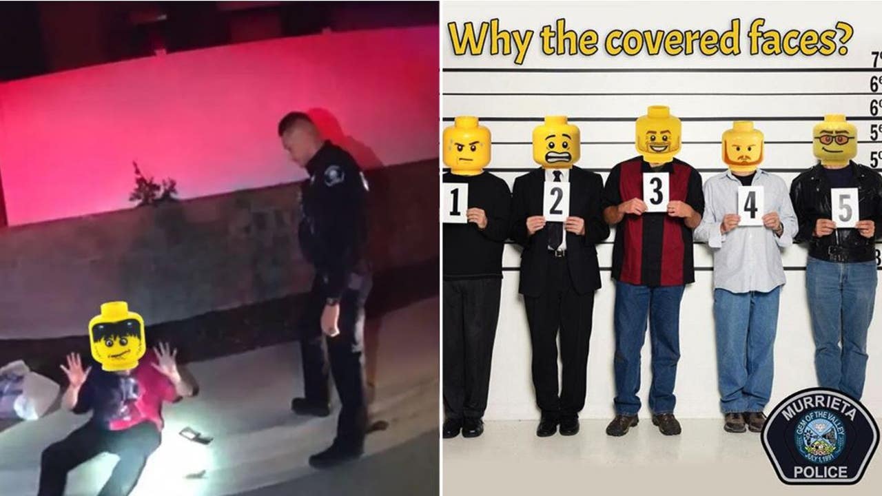 Lego instructs California police department to stop using Lego heads to mask identities of suspects [Video]