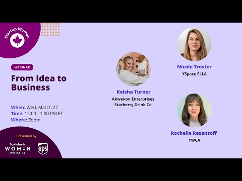 Startup Women 2024 | From Idea to Business | Recording [Video]