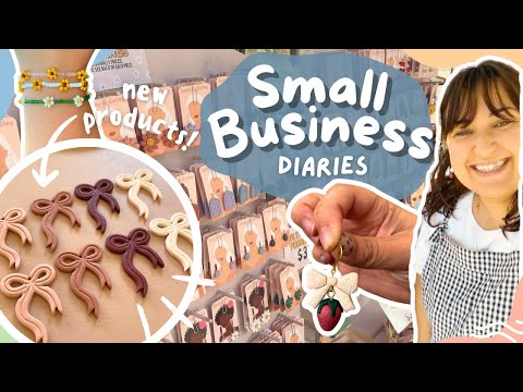 🎀✨WEEK IN MY LIFE✨🎀 As a Polymer Clay Small Business Owner | Market, New Products, Losing Motivation [Video]