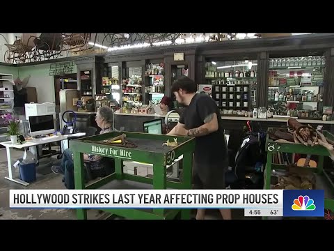 Hollywood strikes still affecting prop houses months later [Video]