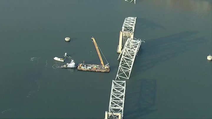Largest crane on eastern seaboard to clear Baltimore bridge wreckage | News [Video]