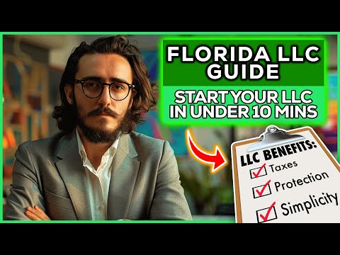 How To Start an LLC in Florida (2024) Step-By-Step Florida LLC & EIN Guide 🇺🇸 [Video]