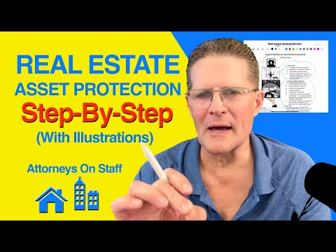 Real Estate Asset Protection Strategies Step-By-Step [Land Trusts, LLCs & Equity Stripping] [Video]