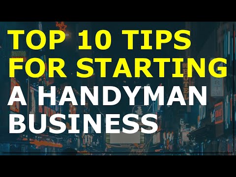 How to Start a Handyman Business | Free Handyman Business Plan Template Included [Video]