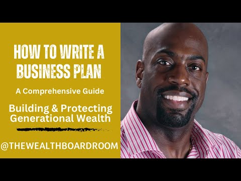 How To Write A Business Plan: A Comprehensive Guide [Video]