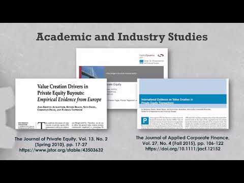 Private equity value creation models from Academia [Video]