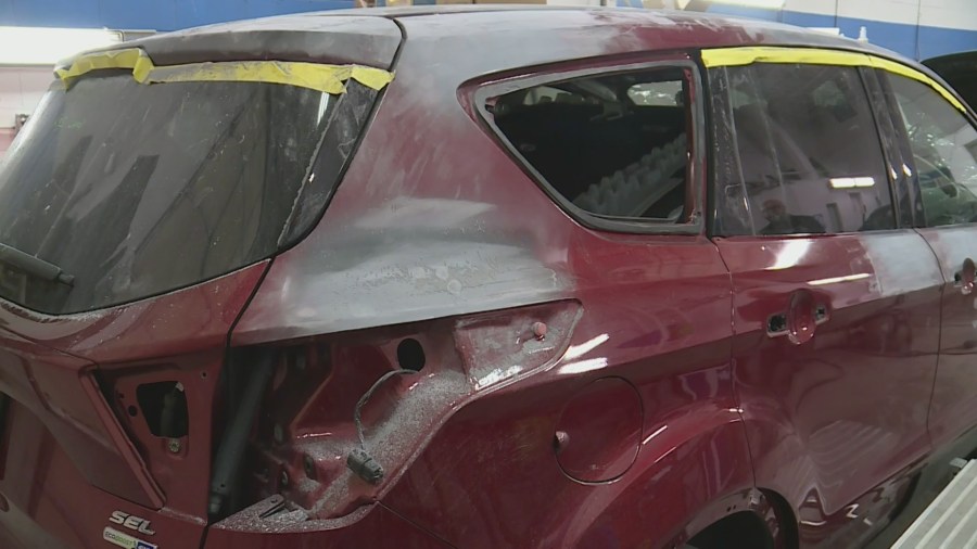 Insurance, auto body shops rise in business after hailstorm [Video]