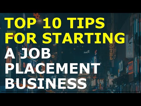 How to Start a Job Placement Business | Free Job Placement Business Plan Template Included [Video]