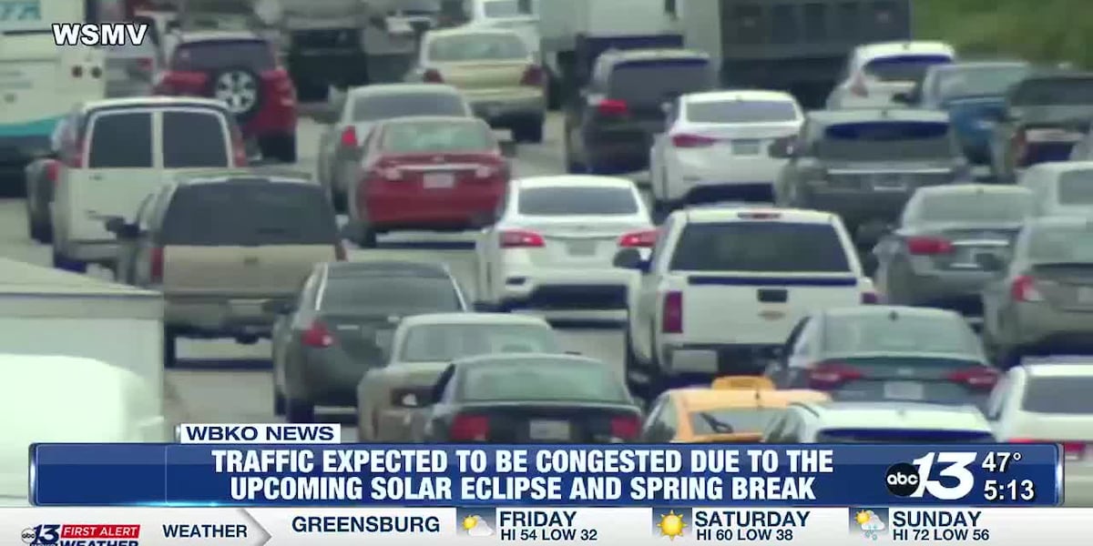Eclipse travel to cause traffic congestion [Video]