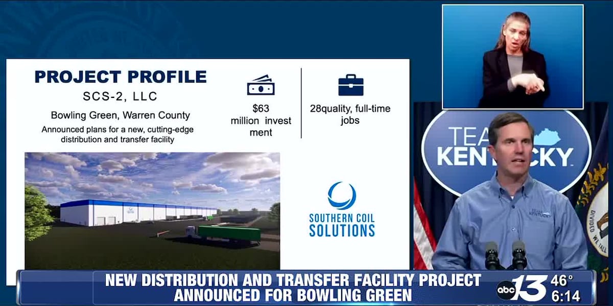 New distribution and transfer facility project announced for Bowling Green [Video]