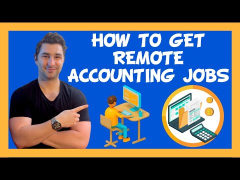 How to get Remote Jobs in Accounting & Work from Home Accounting Jobs [Video]