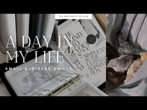 A Day in My Life as a Small Business Owner | Studio Vlog | No. 15 | Packing Orders | Mom Life [Video]