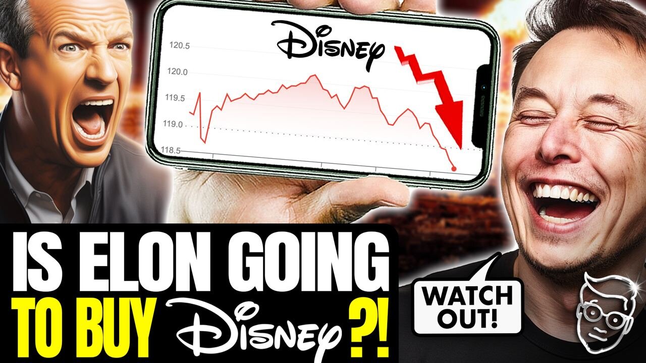 Hollywood in PANIC! Elon Musk Threatens to BUY Disney to DESTROY Wokeness as Company COLLAPSES [VIDEO]