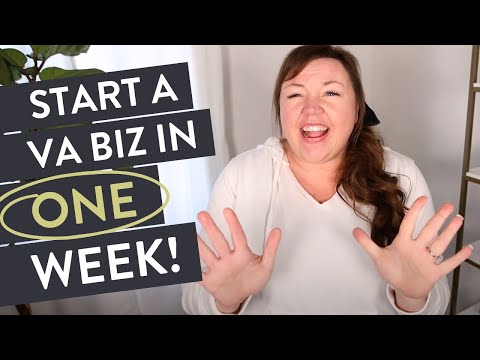 Become a Virtual Assistant in ONE WEEK [Video]