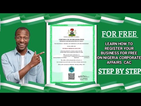 how to Registration Of Business Name 2024 | Step-By-Step CAC Tutorial for beginners complete guide [Video]