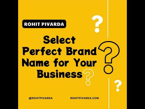 How To Choose a Perfect Business Name | Brand Name for Your Business | SEO | Digital Marketing [Video]