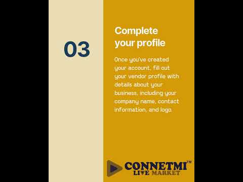 7 Step by Step Guide To Get Started On Connetmi Live Market | CONNETMI.COM [Video]