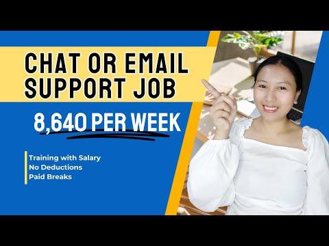 Earn 225.67 per hour as Chat or Email Support WEEKLY PAYOUT | ONLINE JOB [Video]