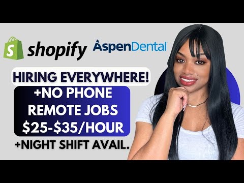 Shopify Is Hiring 🌎 *Start In April* $25-$30 Hr (Non Phone) I WORK FROM HOME JOBS 2024 [Video]