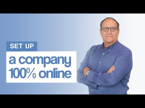 Set up a company 100% online [Video]