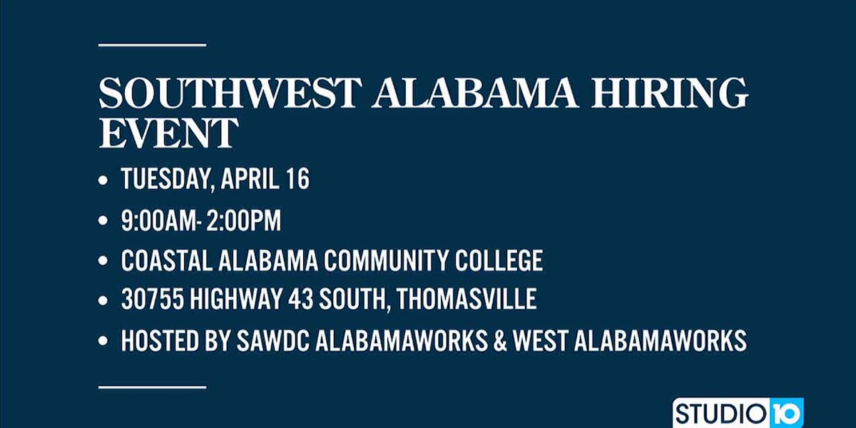 Southwest Alabama Hiring Event [Video]
