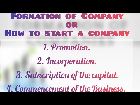 Formation of Company or How to Start a Company. #lawcontent #companylawrevision @CreateVibe6812 [Video]