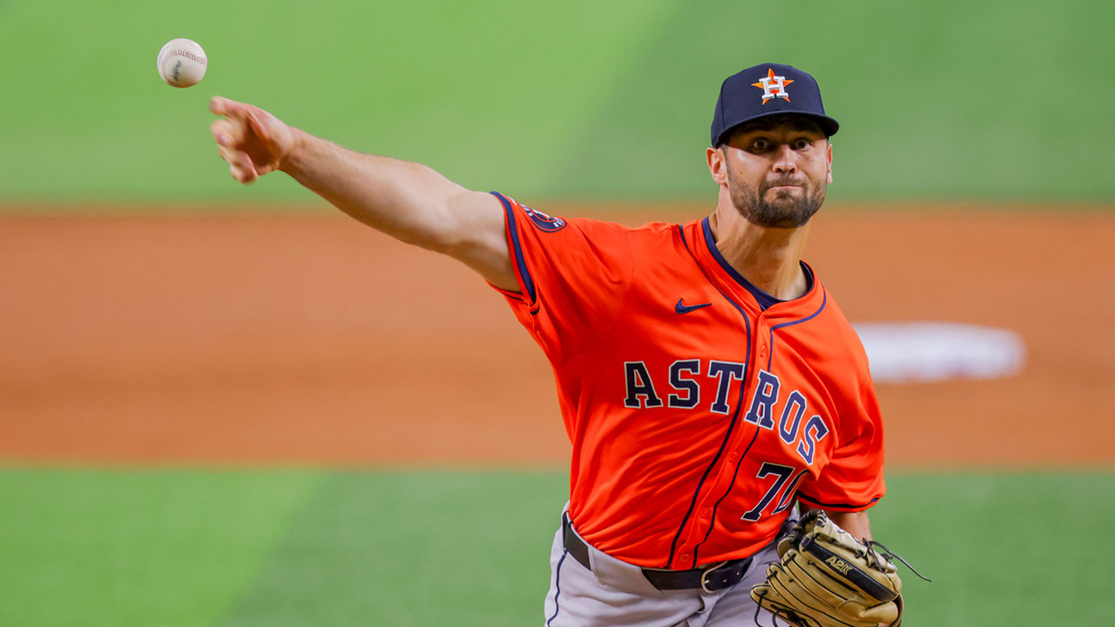 Blair Henley MLB debut: Astros call-up faces 9 batters, lasts just one-third of first inning in 10-5 win vs. Texas Rangers [Video]